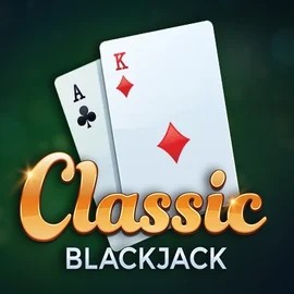 Classic Blackjack online game logo by Red Tiger Gaming on 7betcasino.uk