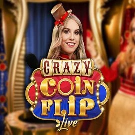 Crazy Coin Flip slot logo by Evolution at 7bet CasinoCrazy Coin Flip