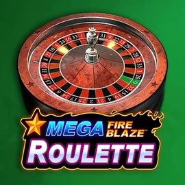 Mega Fire Blaze Roulette online game logo by Playtech on 7betcasino.uk